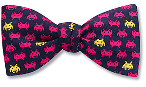 Space Invaders bowtie Space Invaders bowtie